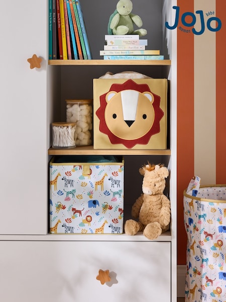 Jojo Maman Bébé Set of 2 Luca Lion Cube Storage Boxes (E84446) | €37