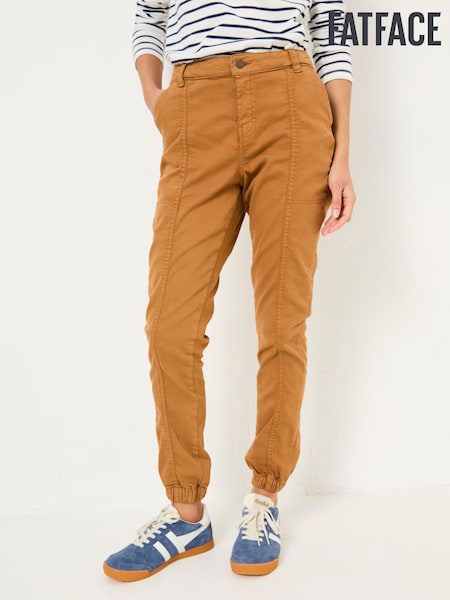 Kellanruskea Ruskea - FATFACE Reisitaskuhousut (E84497) | €87