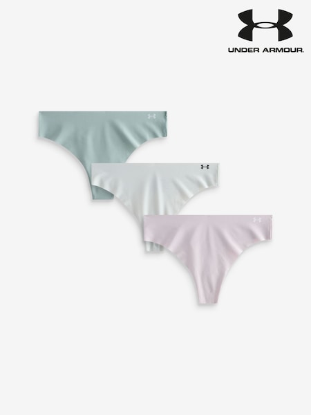 Under Armour Purple No Show Pure Stretch Thongs 3 Pack (E84535) | ₪131