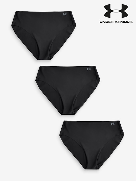 Under Armour Black No Show Pure Stretch Bikinis 3 Pack (E84536) | R$ 255