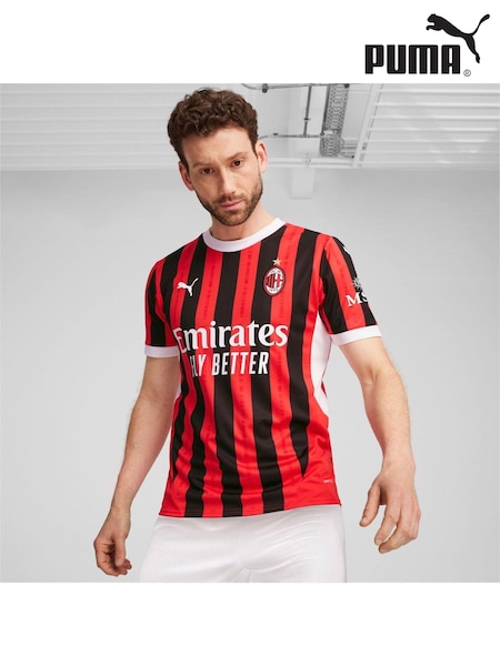 Puma Red 2024-25 AC Milan Home Shirt (E84569) | €53