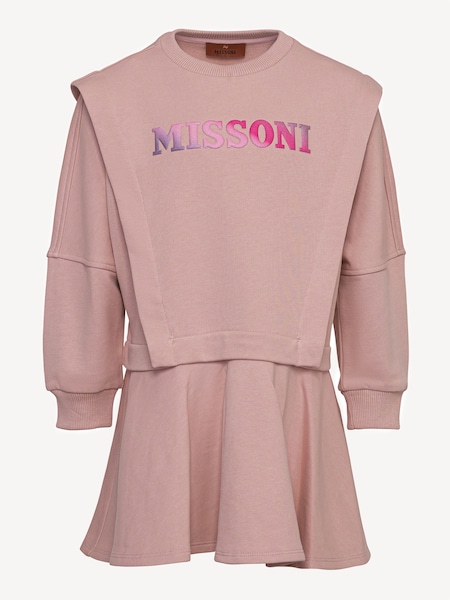 Missoni Pink Logo Jersey Dress (E84729) | AED1,077