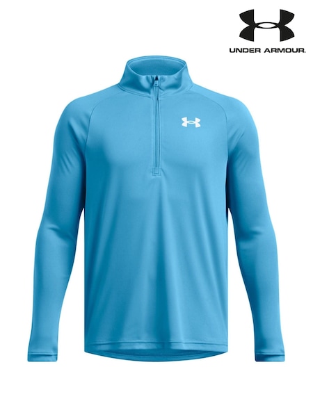Under Armour Blue Youth Tech 2.0 1/2 Zip 100% Cotton Sweatshirt (E84819) | €47