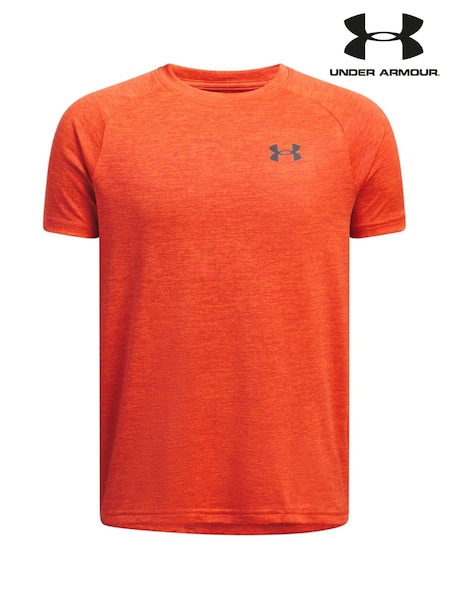 Under Armour Orange Tech 20 Short Sleeve 100% Cotton T-Shirt (E84832) | AED111