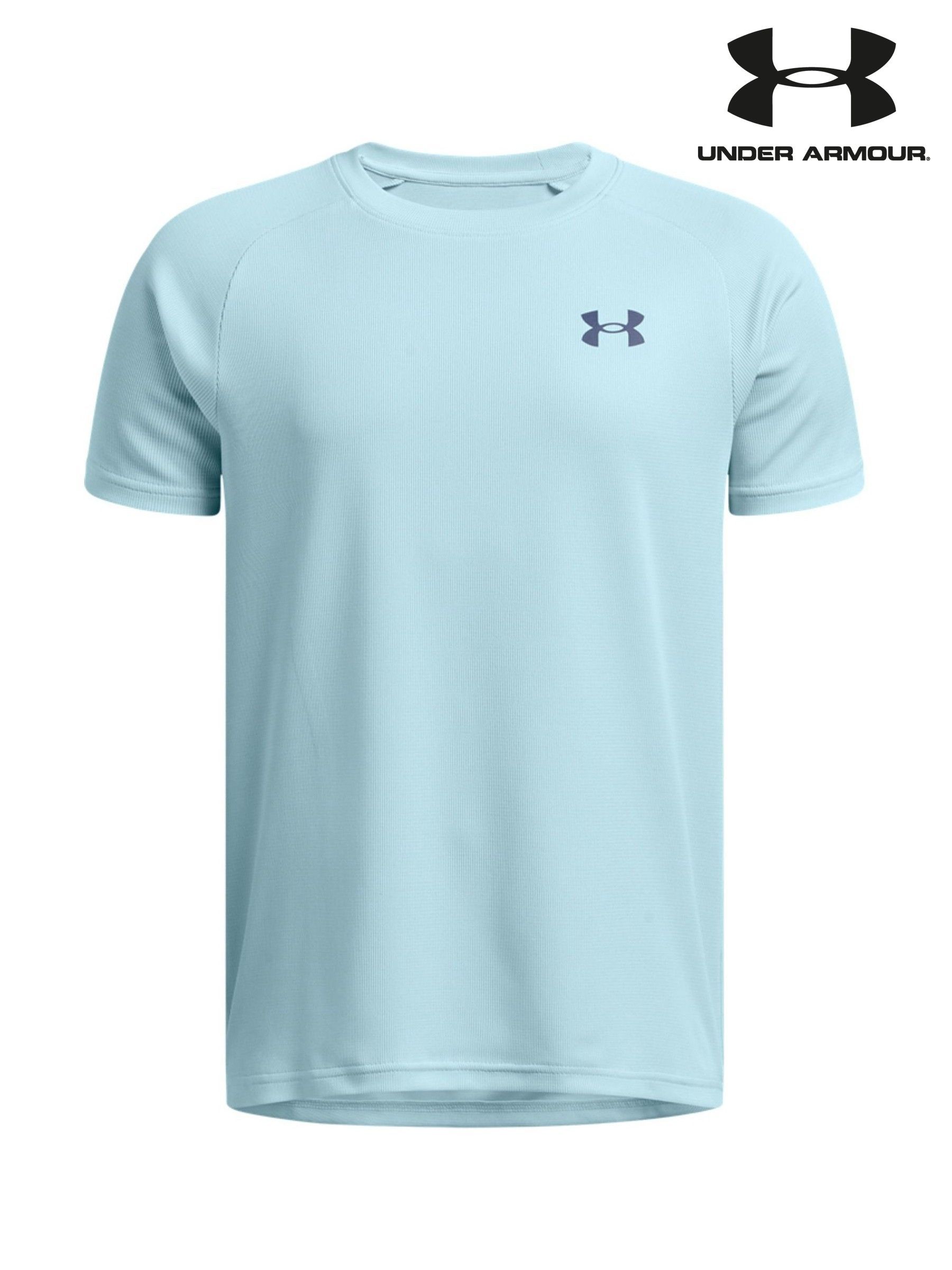 light blue under armour shirt