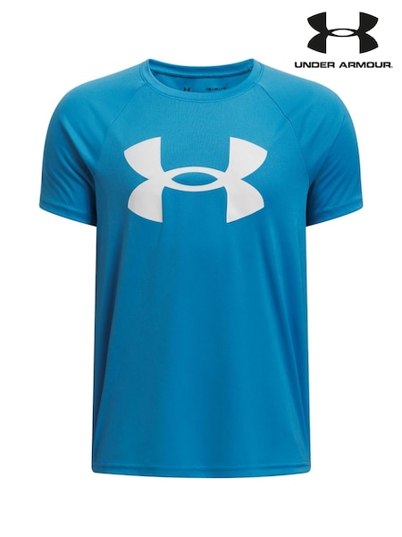 Under Armour Blue Tech Big Logo Short Sleeve T-Shirt (E84849) | ₪96