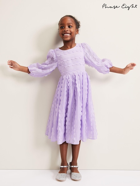 Phase Eight Purple Bailey Textured Smock Dress (E84889) | 185 QAR