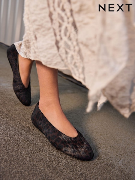 Animal - Forever Comfort® Leather Round Toe Ballerinas (E85100) | €68