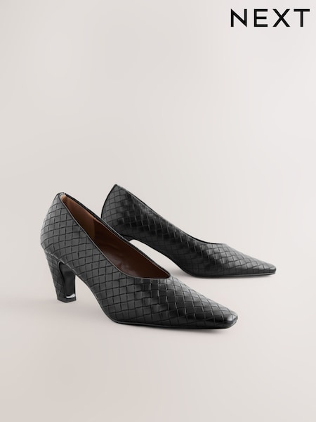 črna - Forever Comfort® Chisel Toe Weave Courts (E85115) | € 38