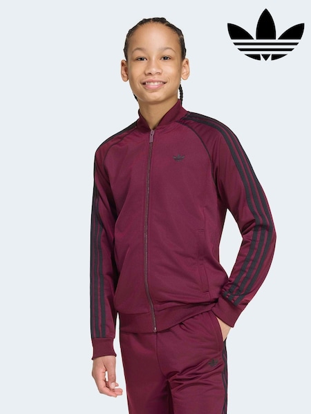 Red - Adidas Originals Sst Track Top