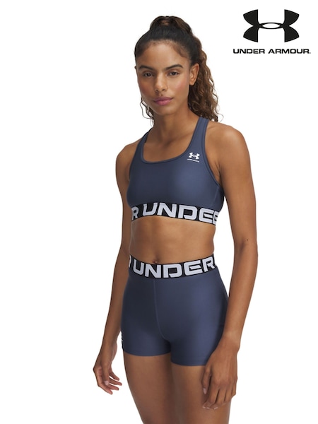 אפור - Under Armour Hg Mid Bra (E85277) | ‏136‏₪