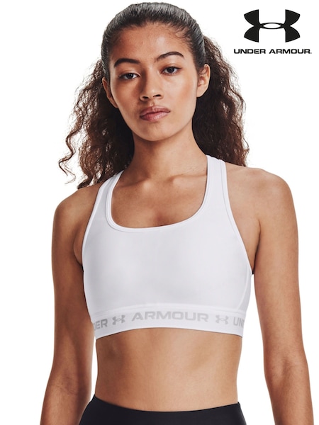 Under Armour White Crossback Mid Support Bra (E85303) | €42