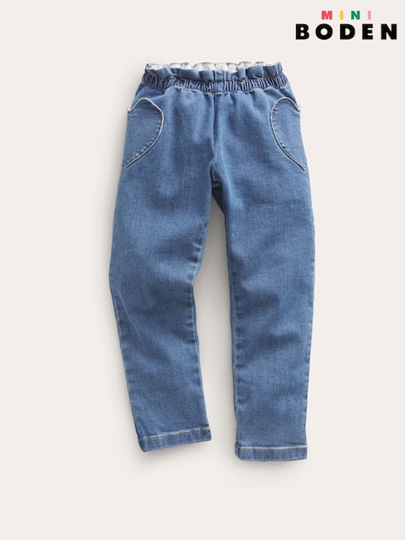 Boden Heart Pocket Pull On 100% Cotton Trousers (E85446) | 24 € - 28 €