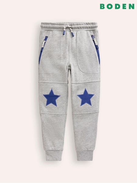 Gri - Pantaloni de jogging Boden Warrior Knee 100% bumbac (E85576) | 130 LEI - 151 LEI