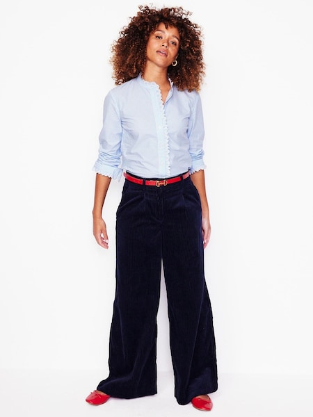 Boden Blue 100% Cotton Phoebe Shirt (E85613) | $131
