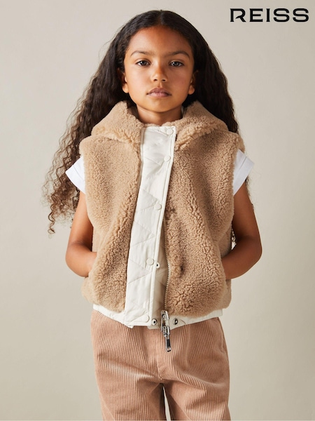 Reiss Kara Reversible Quilted Borg Gilet (E85656) | 153 €