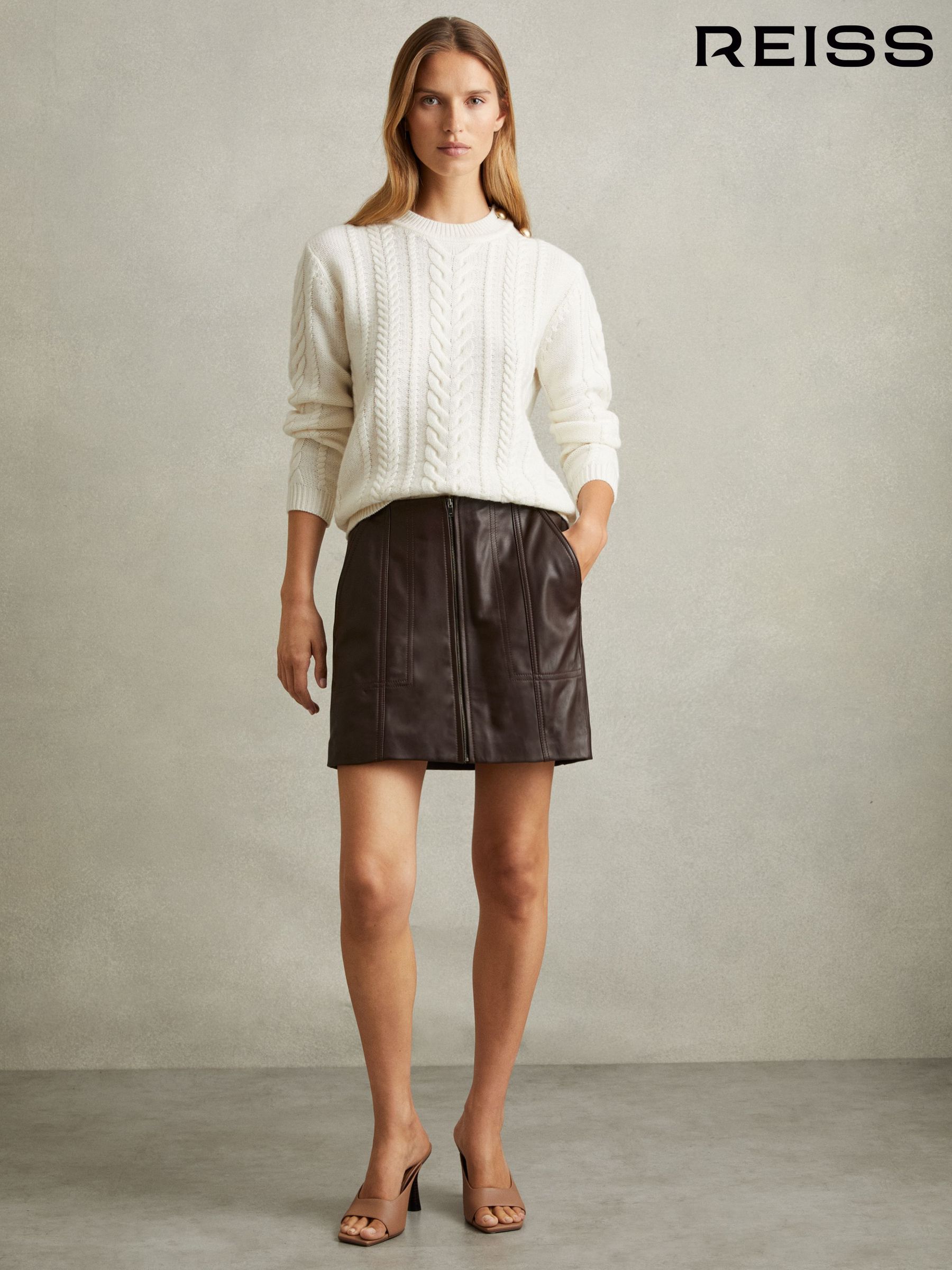 Reiss remy a-line midi skirt online