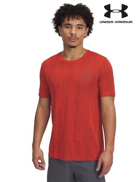 Under Armour Orange Vanish Seamless Novelty T-Shirt (E85714) | ₪226