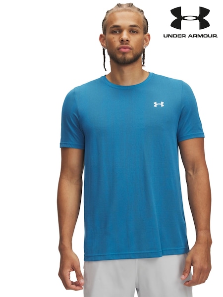 Under Armour Blue Vanish Seamless Novelty T-Shirt (E85719) | 223 QAR