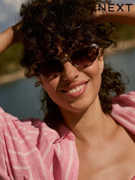 Maro model țestoasă - Oval Cat Eye Sunglasses (E85758) | 77 LEI