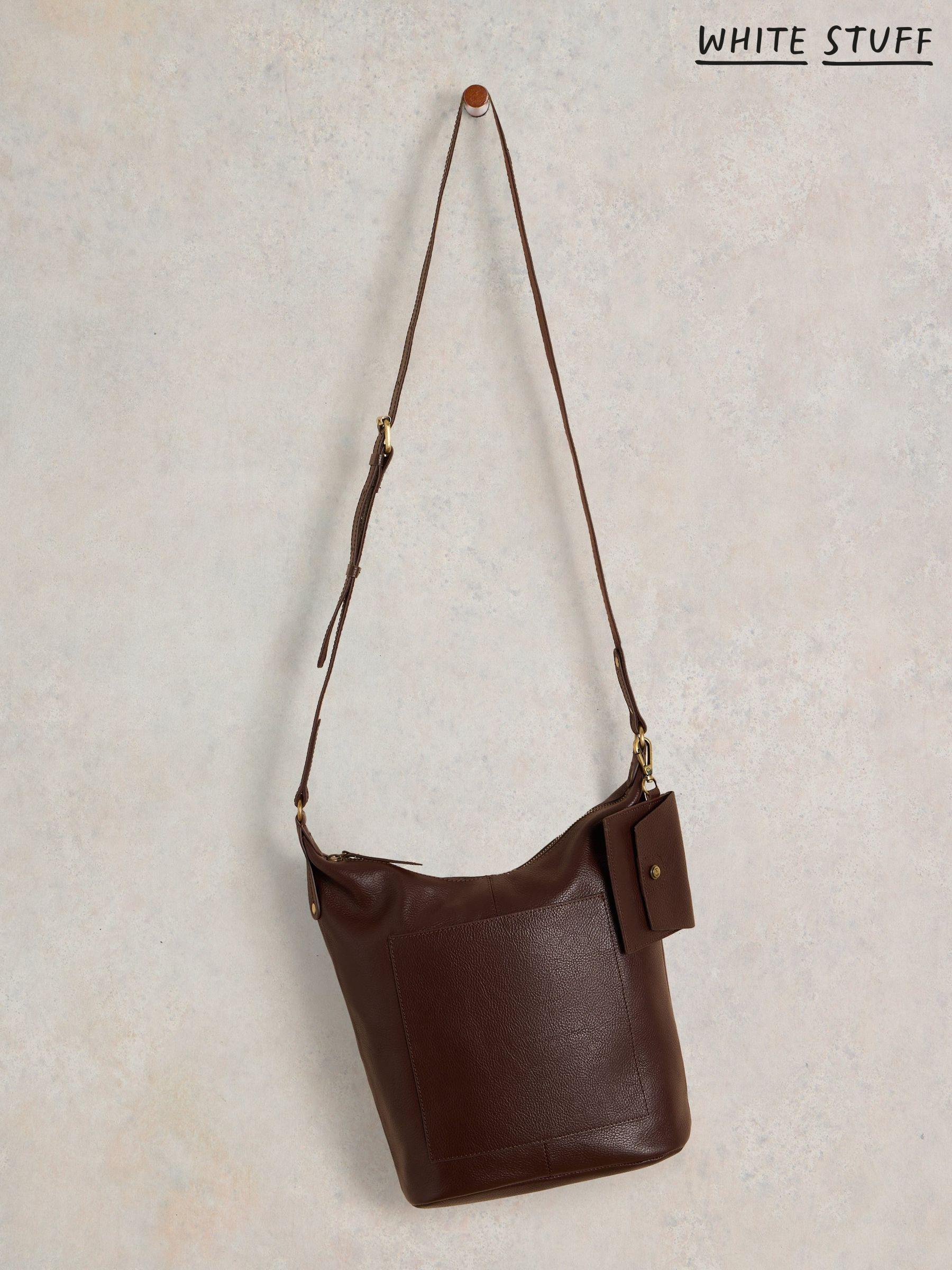 White stuff leather bag on sale