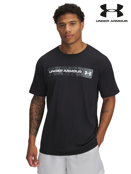 Negro - Under Armour Camo Stripe T-Shirt (E86060) | 45 €