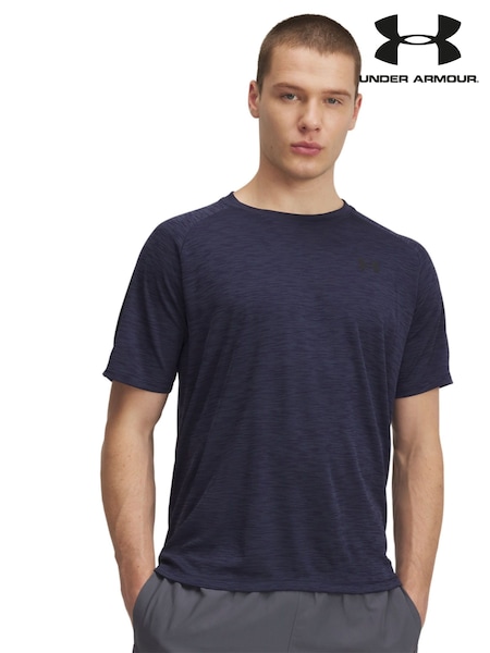 Under Armour Grey Tech Textured Short Sleeve T-Shirt (E86062) | 148 QAR
