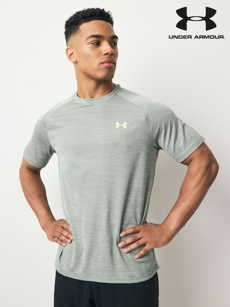 Under Armour Green Tech Textured Short Sleeve T-Shirt (E86087) | €40