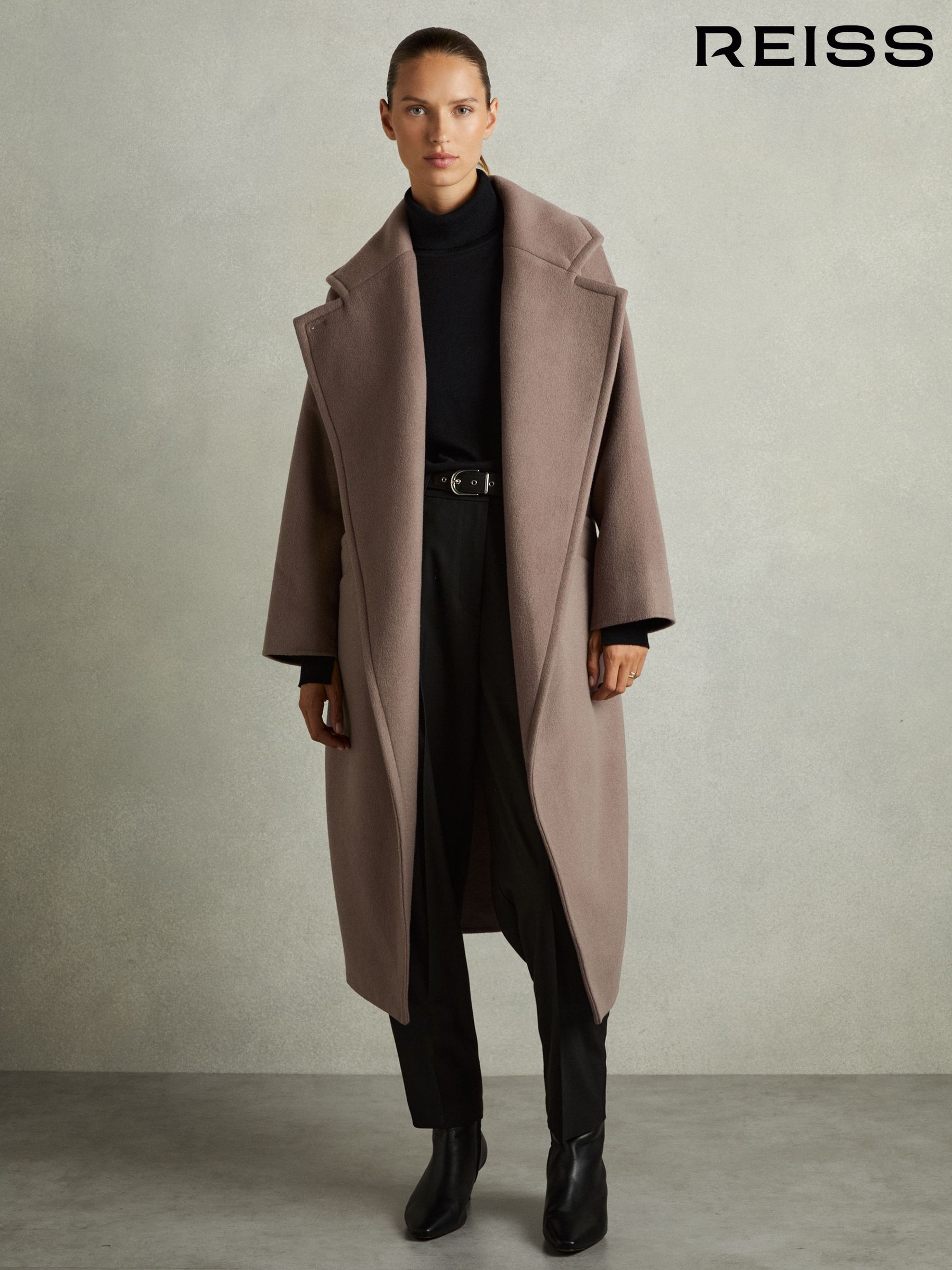 Reiss long coat top