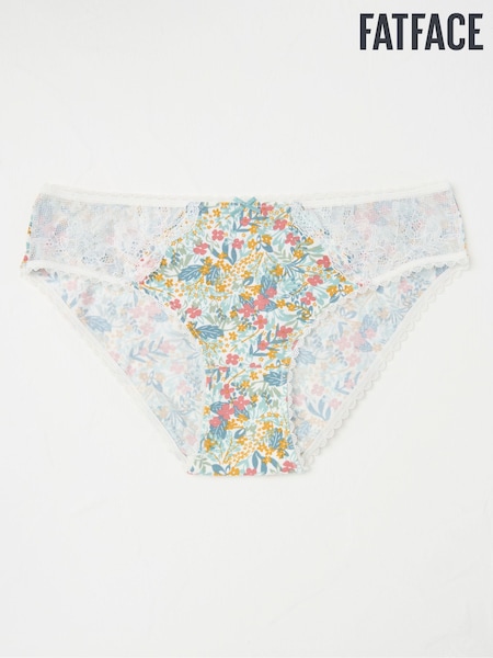 FatFace Green Leaf Mini Knickers (E86314) | ₪45