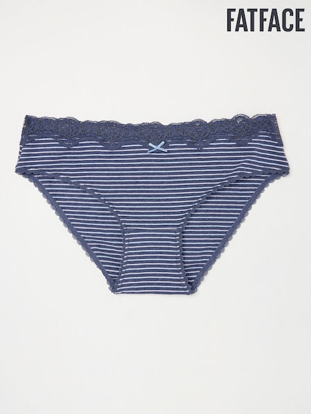 Синяя в полоску - FatFace Mini Knickers (E86319) | €12