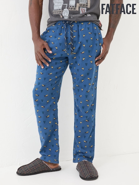 FatFace Navy Guinness Print Pyjama Bottoms (E86320) | €48