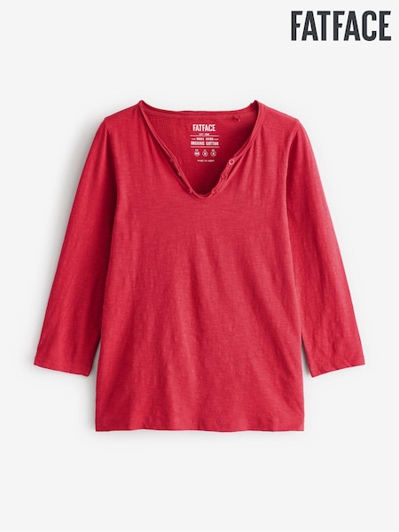 FatFace Red 100% Cotton Porter T-Shirt (E86335) | €21