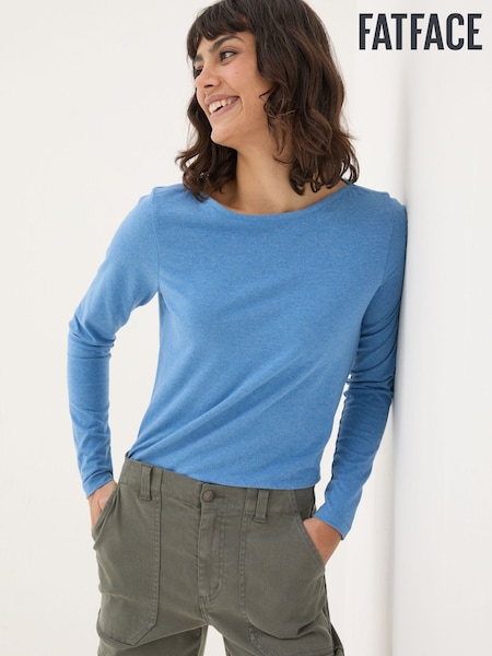 FatFace Bree Blue Cobalt T-Shirt (E86336) | €23.50