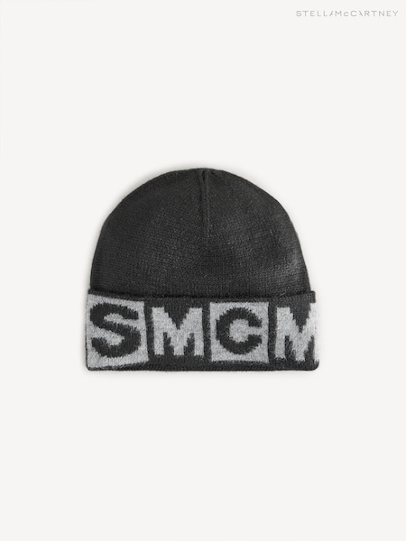 Stella McCartney Kids Logo Black Hat (E86348) | AED349
