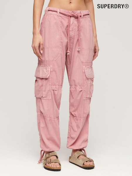 Roz - Superdry Lightweight Beach Pantaloni tip cargo (E86375) | 280 LEI