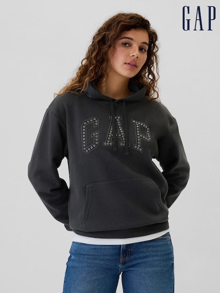 Gap Black Sequin Logo Hoodie (E86560) | €43