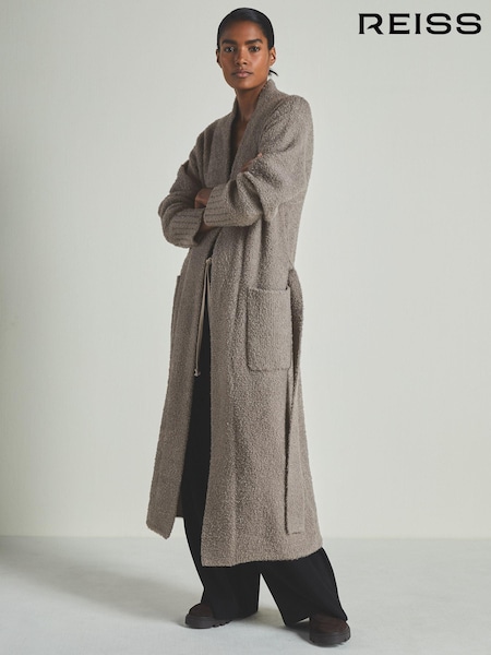 LES 100 CIEL Reiss | Les 100 Ciels Bouclé Cardigan with Wool (E86673) | € 226