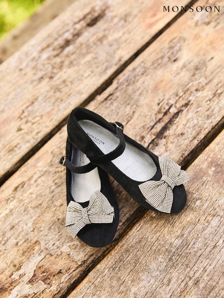 Monsoon Diamante Bow Two-Part Heels (E86761) | 100 LEI - 114 LEI