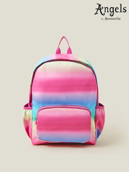 Angels By Accessorize Pink Girls Large Ombre Backpack (E86813) | €18