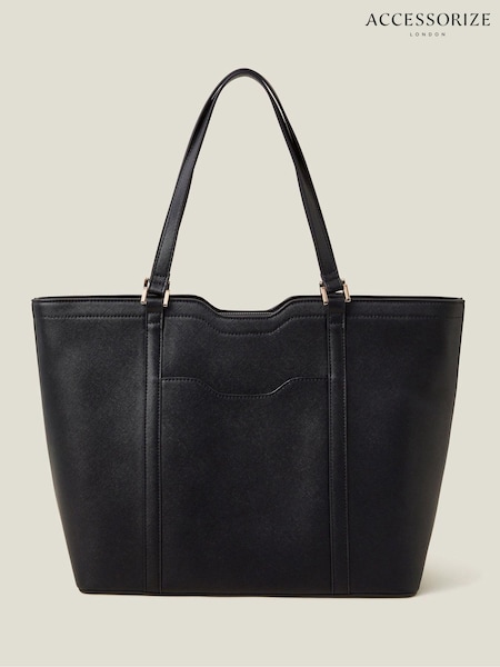 Accessorize Black Laptop Tote Bag (E86814) | ₪211
