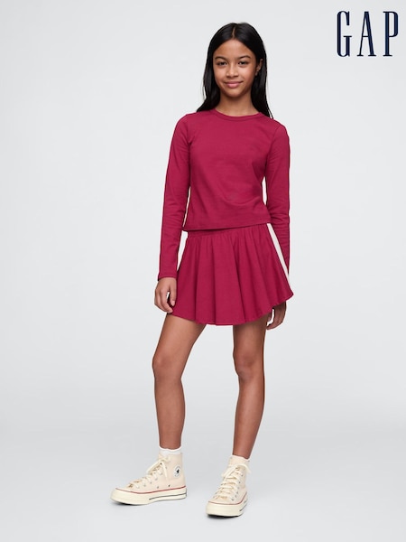 Gap Red Skort & Shirt Outfit Set (4-13yrs) (E86835) | €9