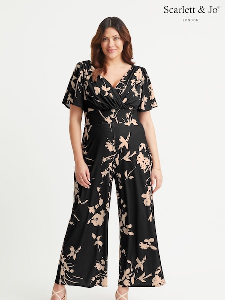 Natural - Scarlett & Jo Wrap Lounge Jumpsuit (E86929) | 120 €