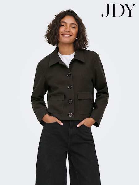 Brown - Jdy Short Smart Jacket