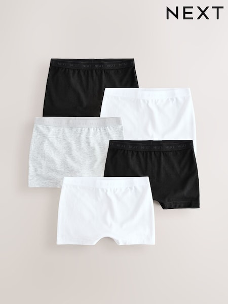 Negro y blanco - Short Briefs 5 Pack (2-16yrs) (E87079) | 17 € - 25 €