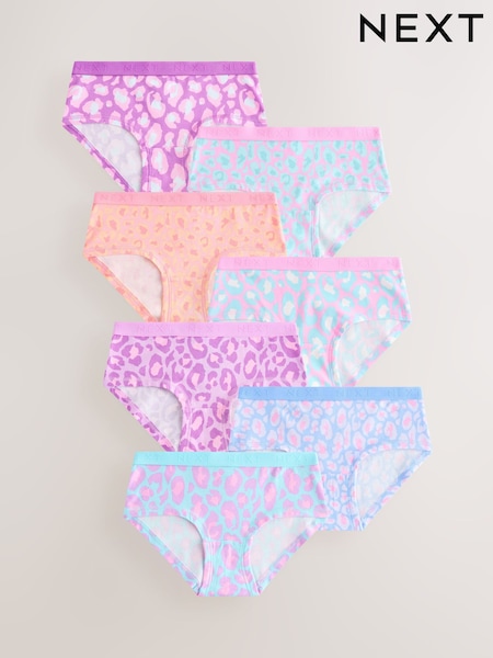 Lilac/Teal - Hipster Briefs 7 Pack (2-16yrs) (E87093) | €18 - €24