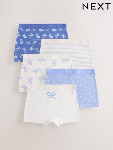 Blue Short Briefs 5 Pack (2-16yrs) (E87098) | $22 - $33