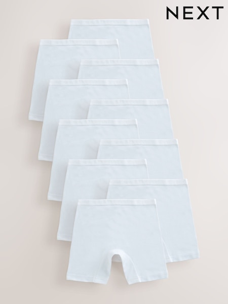 White Long Leg Short Briefs 10 Pack (2-16yrs) (E87104) | 119 SAR - 191 SAR