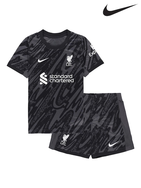 Nike Little Kids Liverpool Home Goalkeeper Stadium Kit 2024-25 (E87204) | 228 zł