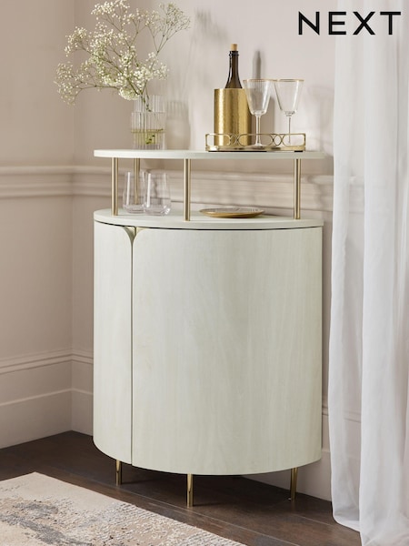 Light Evie Oak Effect Drinks Cabinet (E87235) | €430